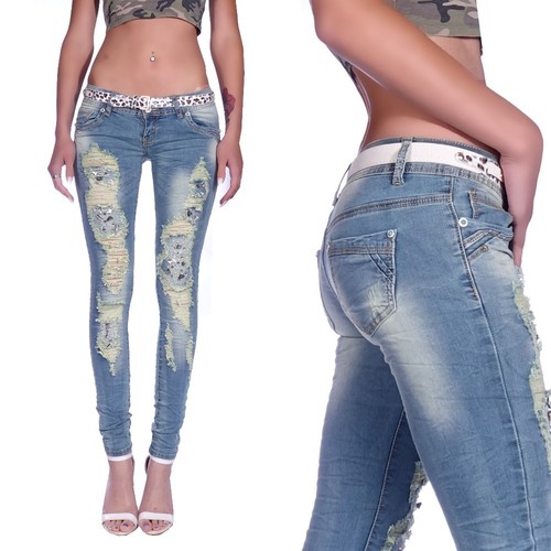 Damen jeans röhrenjeans - damen,