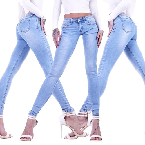Damen jeans röhrenjeans - jeans,