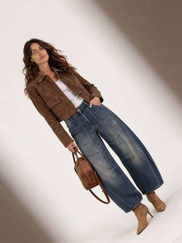 Sexy woman damen - barrel, jeans