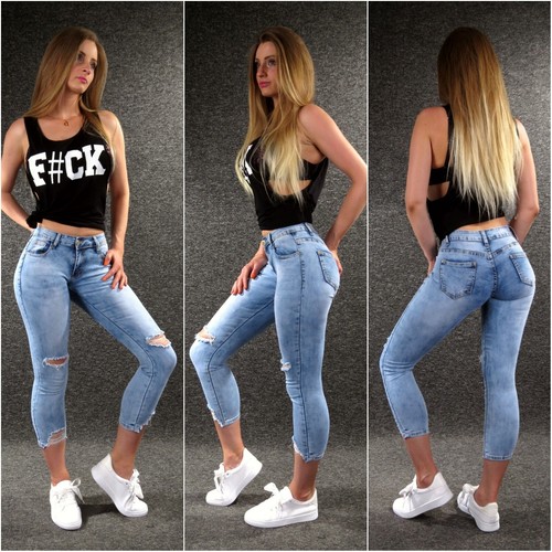 Cut out jeans m - 7/8,