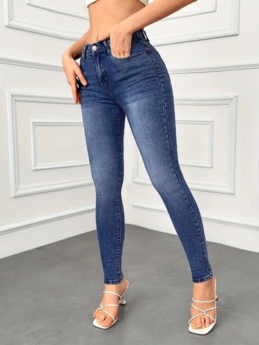 Stretch jeans damen high waist - jeans,