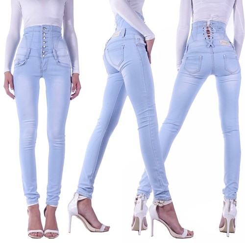 Damen röhrenjeans high waist - röhrenjeans,