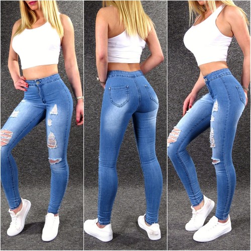 Sexy damenjeans cut - xs, out