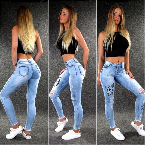Sexy cut out - jeans, xs